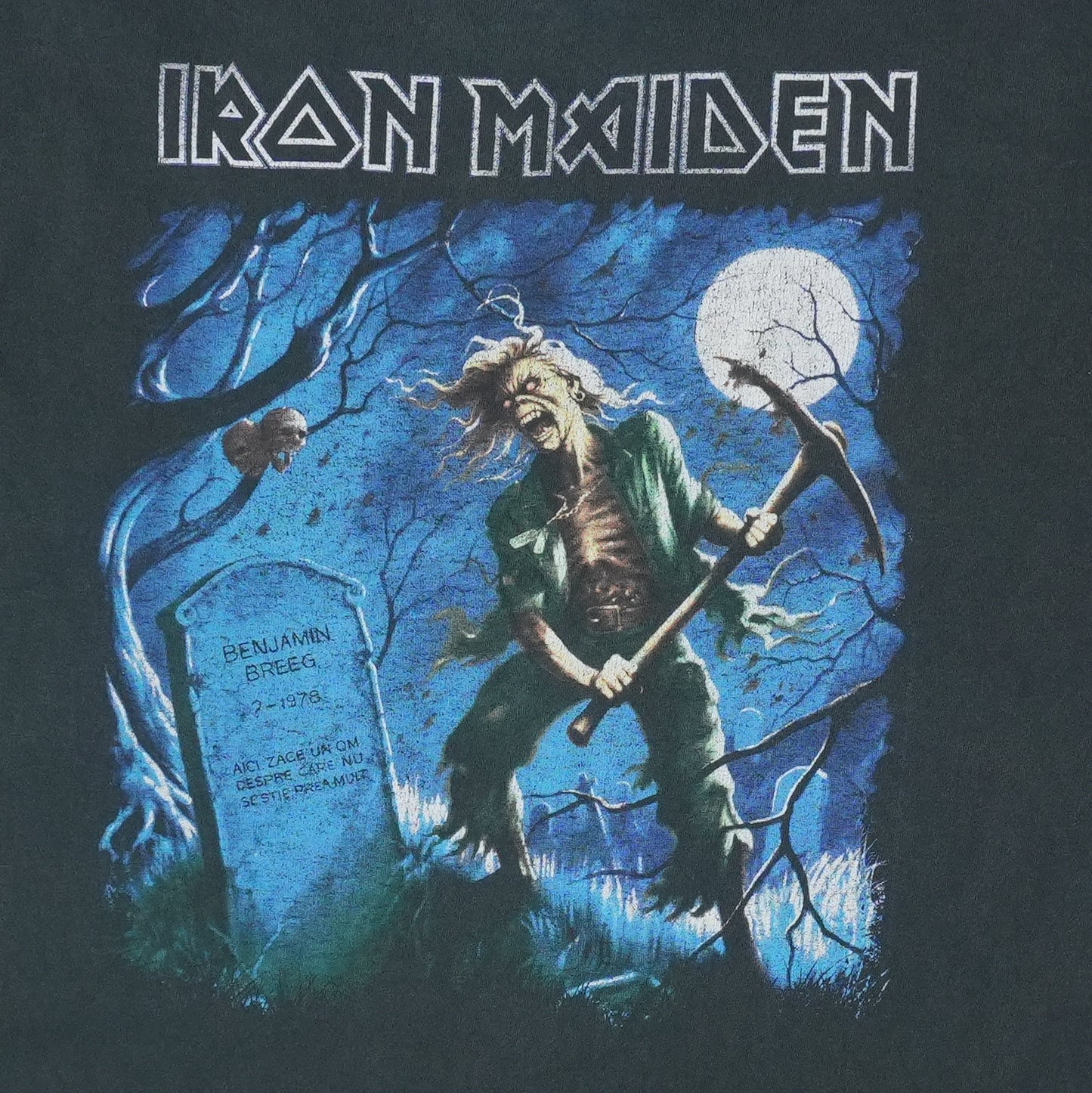 2006 Iron Maiden Reincarnation Shirt Detail