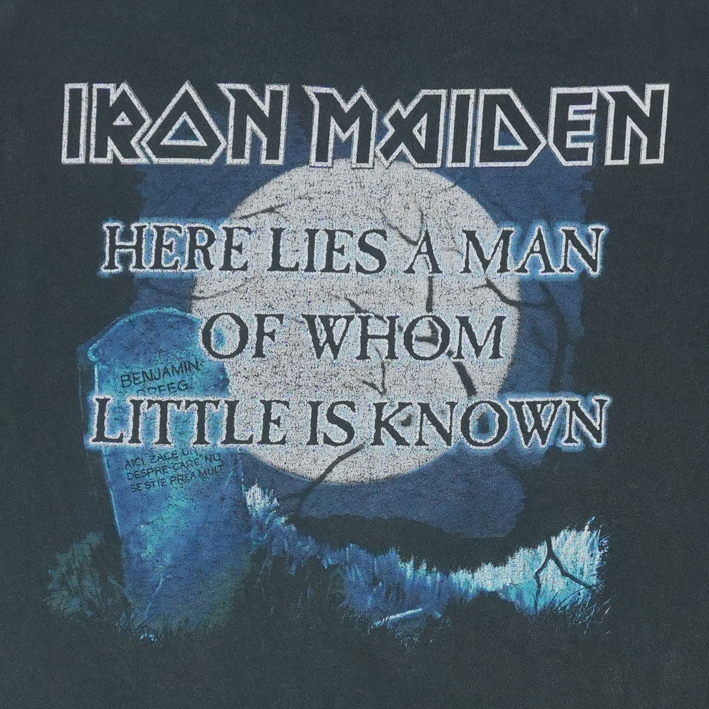 2006 Iron Maiden Reincarnation Shirt Detail