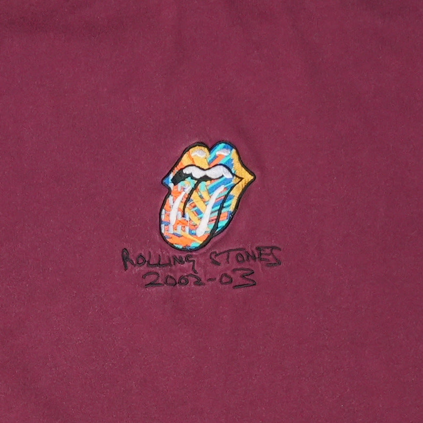2002 Rolling Stones Emroidered Shirt Detail