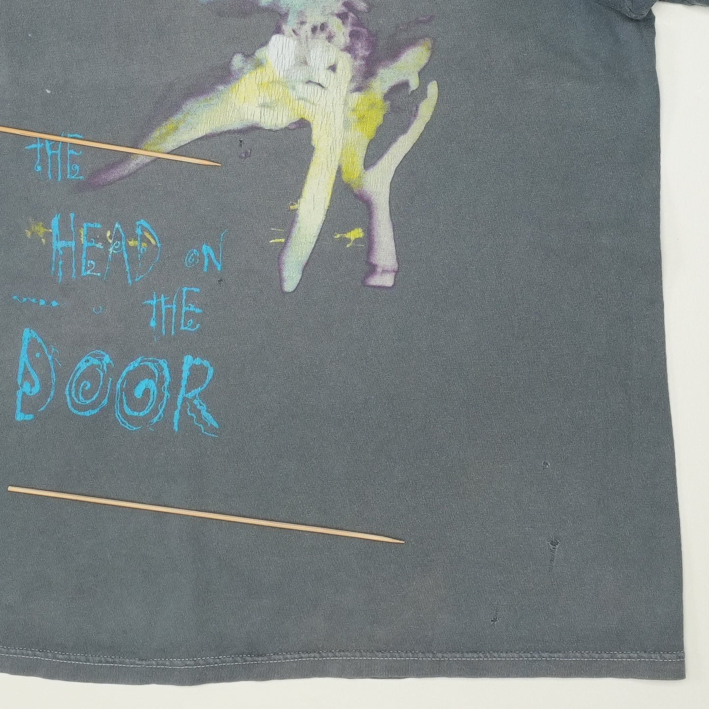 2005 The Cure Head On A Door Shirt Detail