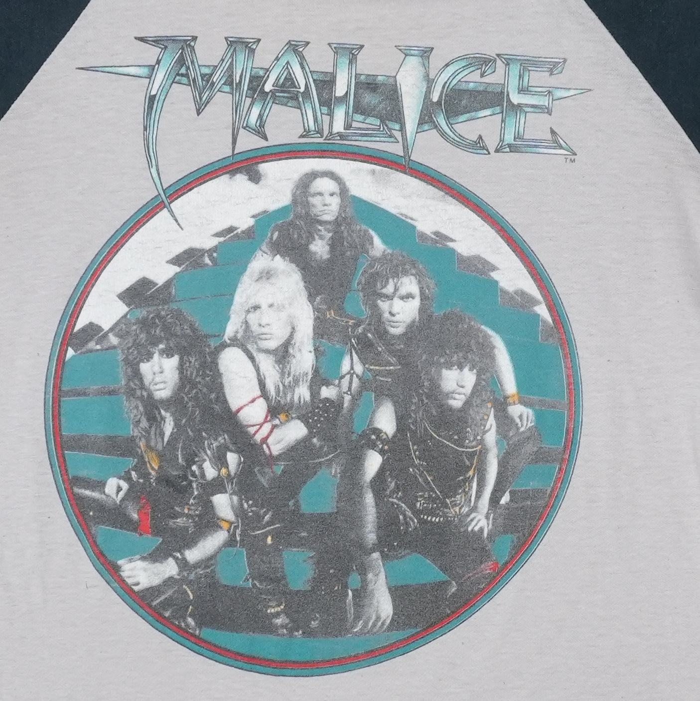 1985 Malice Unwanted Tour Jersey Shirt Detail