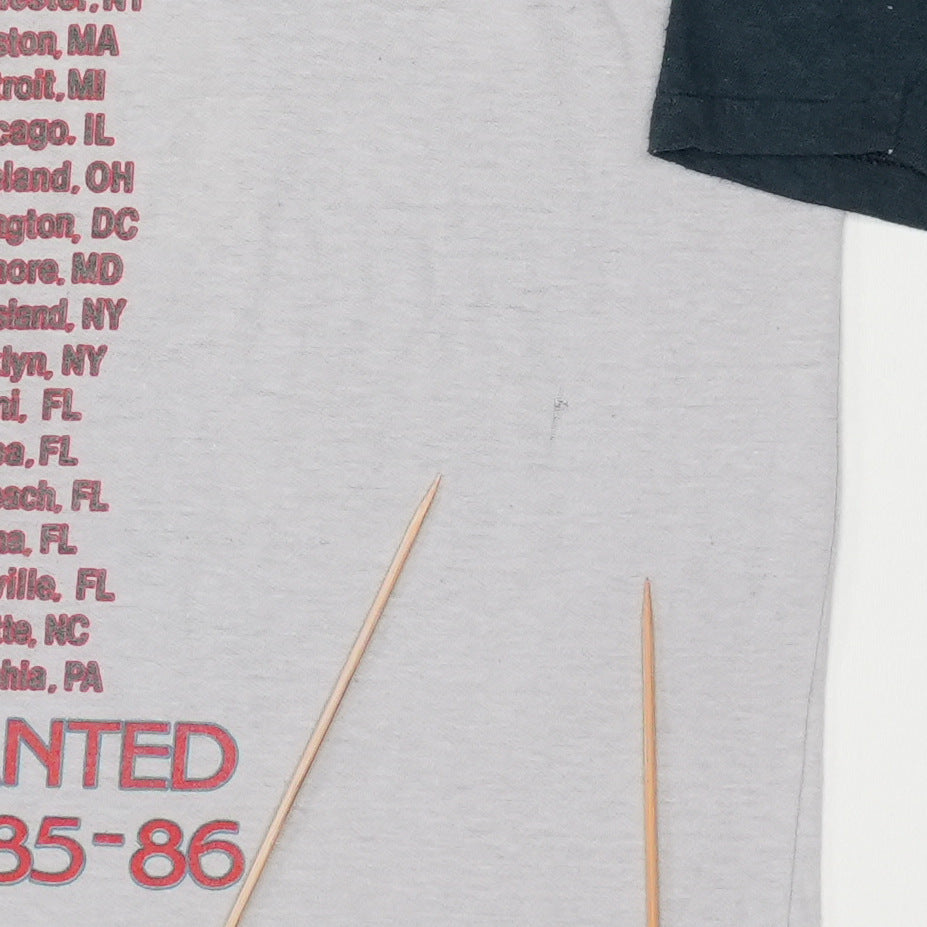 1985 Malice Unwanted Tour Jersey Shirt Detail