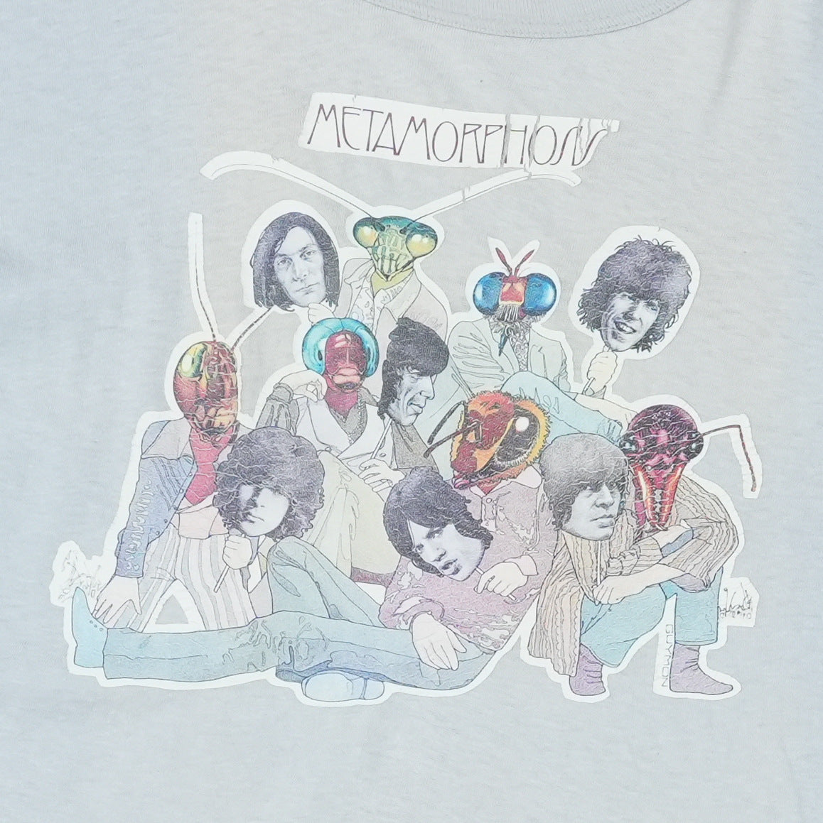 1975 Rolling Stones Metamorphosis Shirt Detail