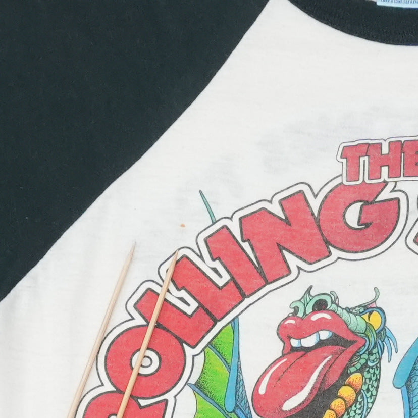 1981 Rolling Stones Tour Jersey Shirt Detail