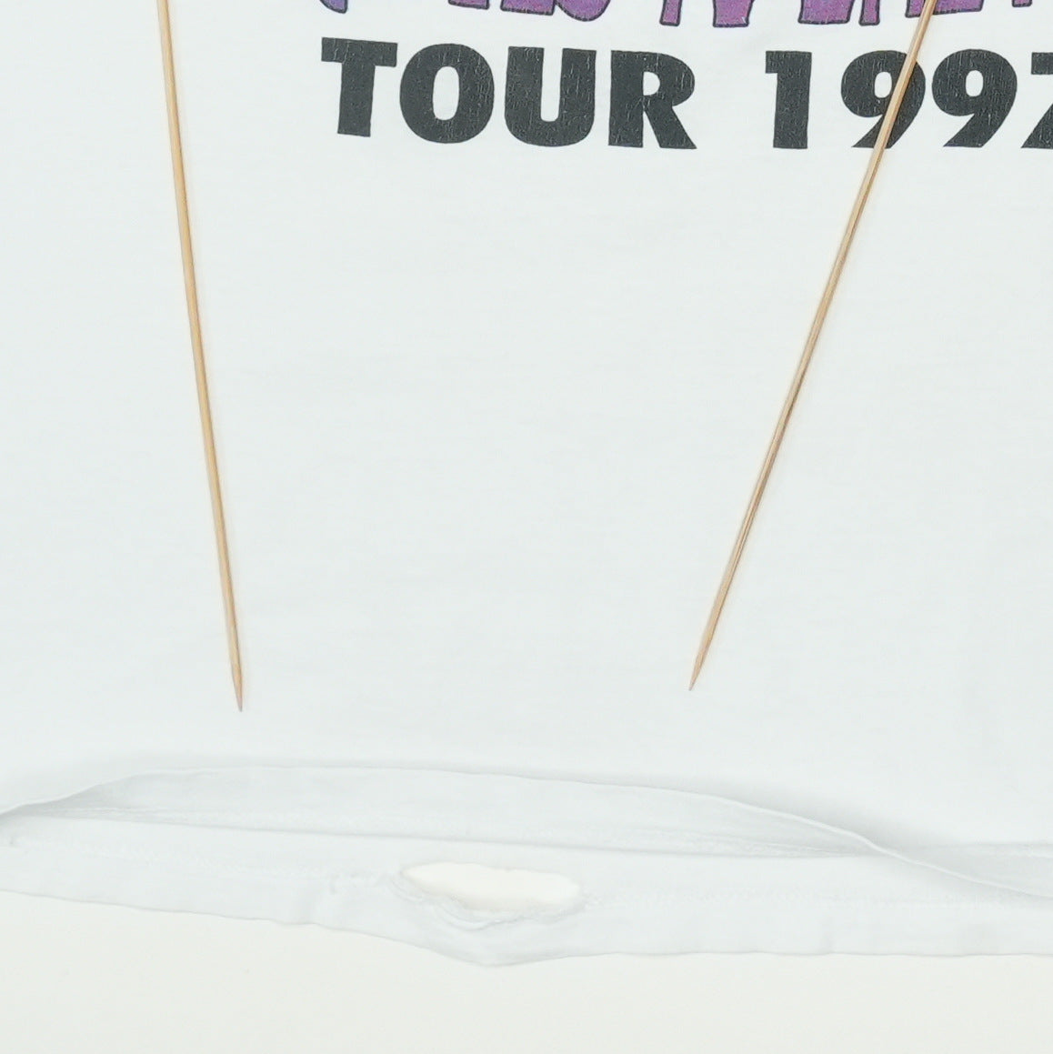 1997 Rolling Stones Bridges To Babylon Tour Shirt Detail