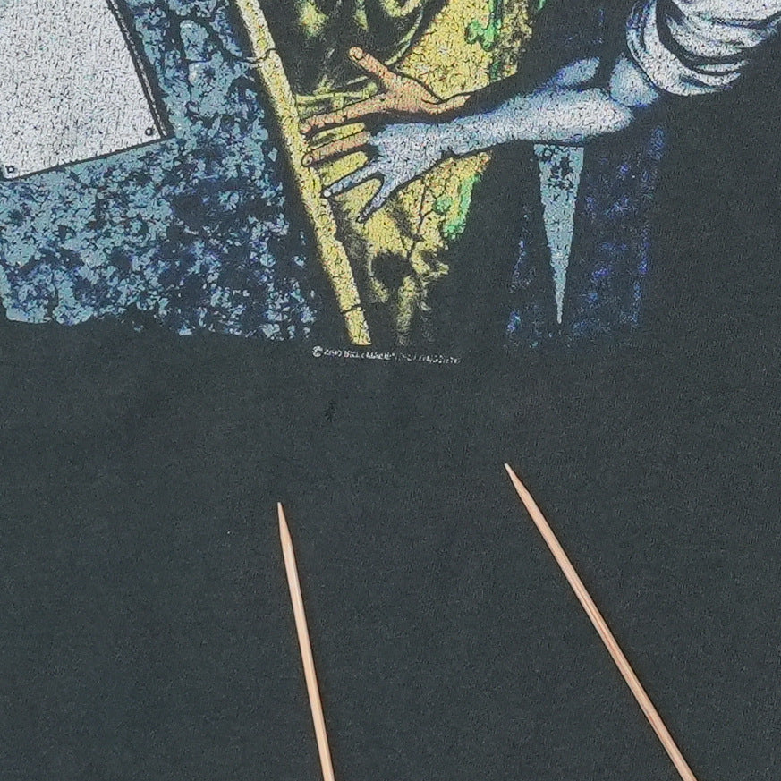 1990 Iron Maiden No Prayer On The Road Shirt Detail
