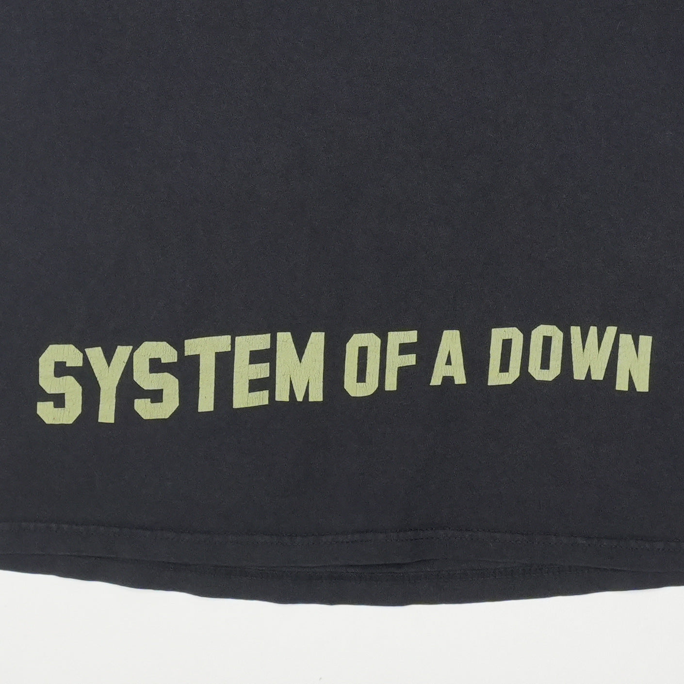 2001 System Of A Down Shirt Detail
