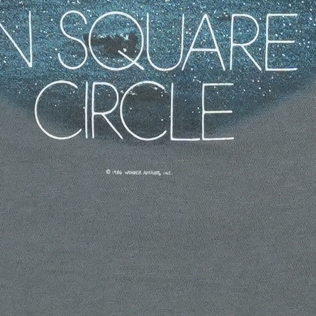 1986 Stevie Wonder In Square Circle Shirt Detail
