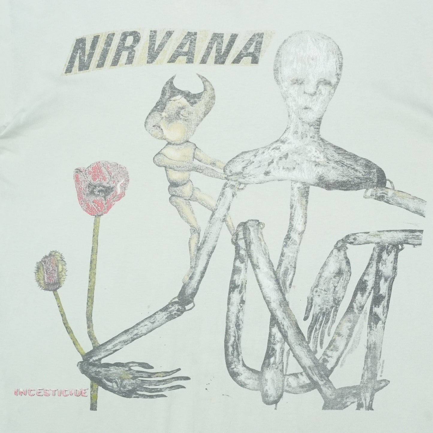 1993 Nirvana Incesticide Shirt Detail