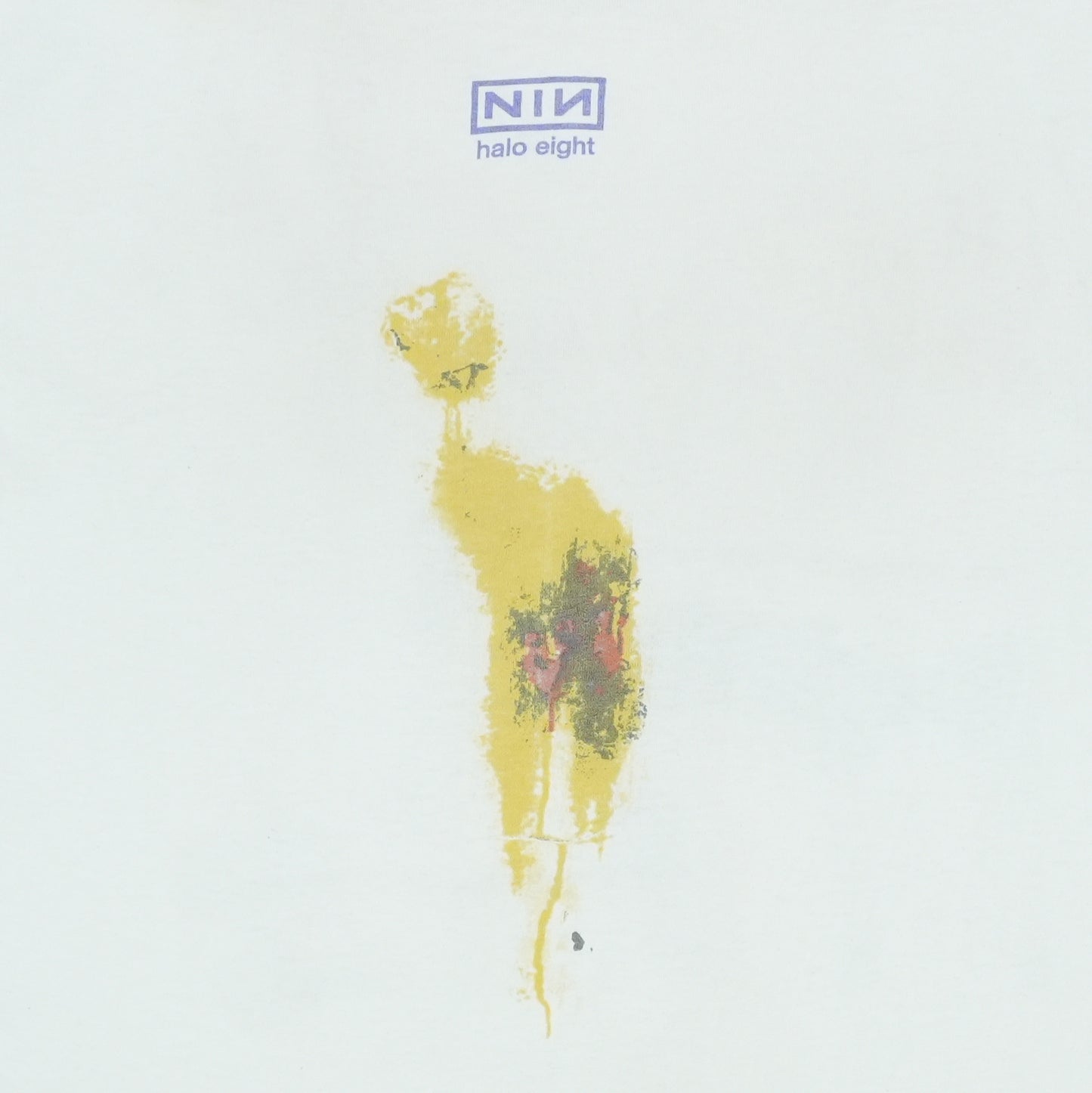 1994 Nine Inch Nails Downward Spiral Shirt Detail