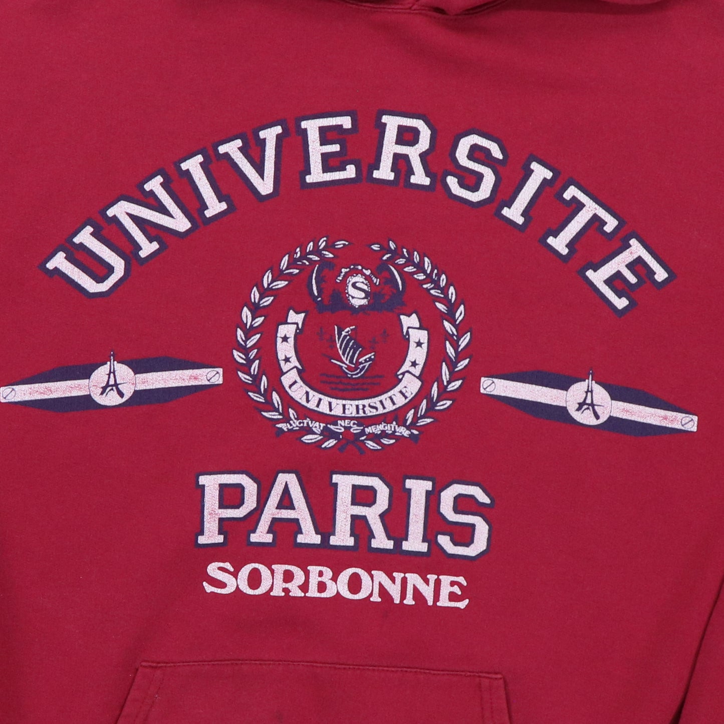 1980s Universite Paris Sorbonne Hoodie