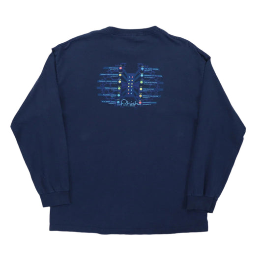 2003 Phish Winter Tour Long Sleeve Shirt Back