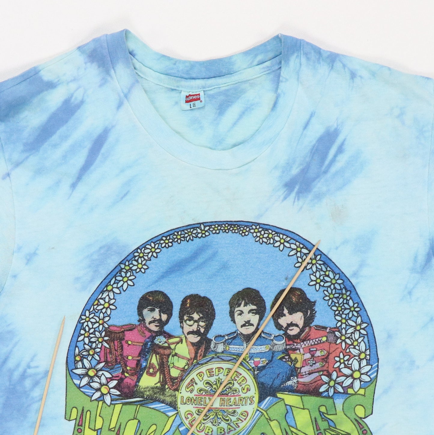 1970s The Beatles Sgt Peppers Tie Dye Shirt