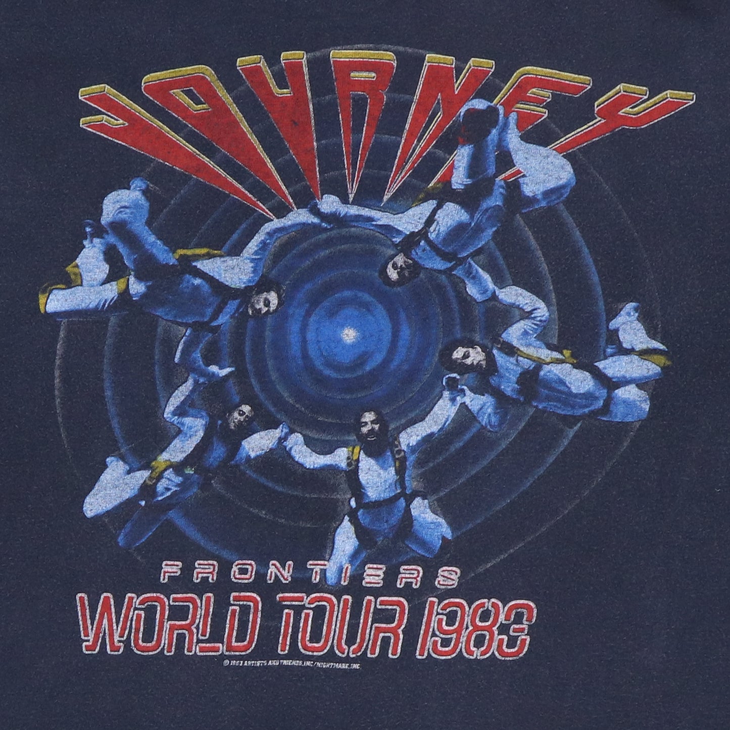 1983 Journey Frontiers World Tour Shirt