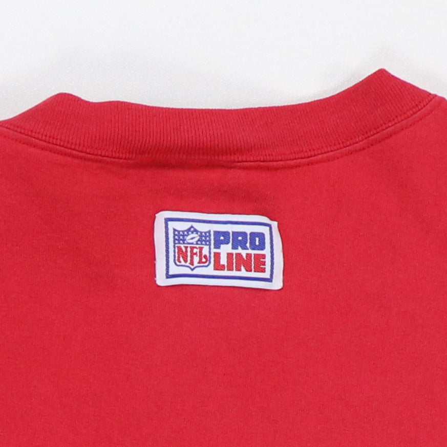 1990s Kansas City Chiefs Embroidered Shirt Detail