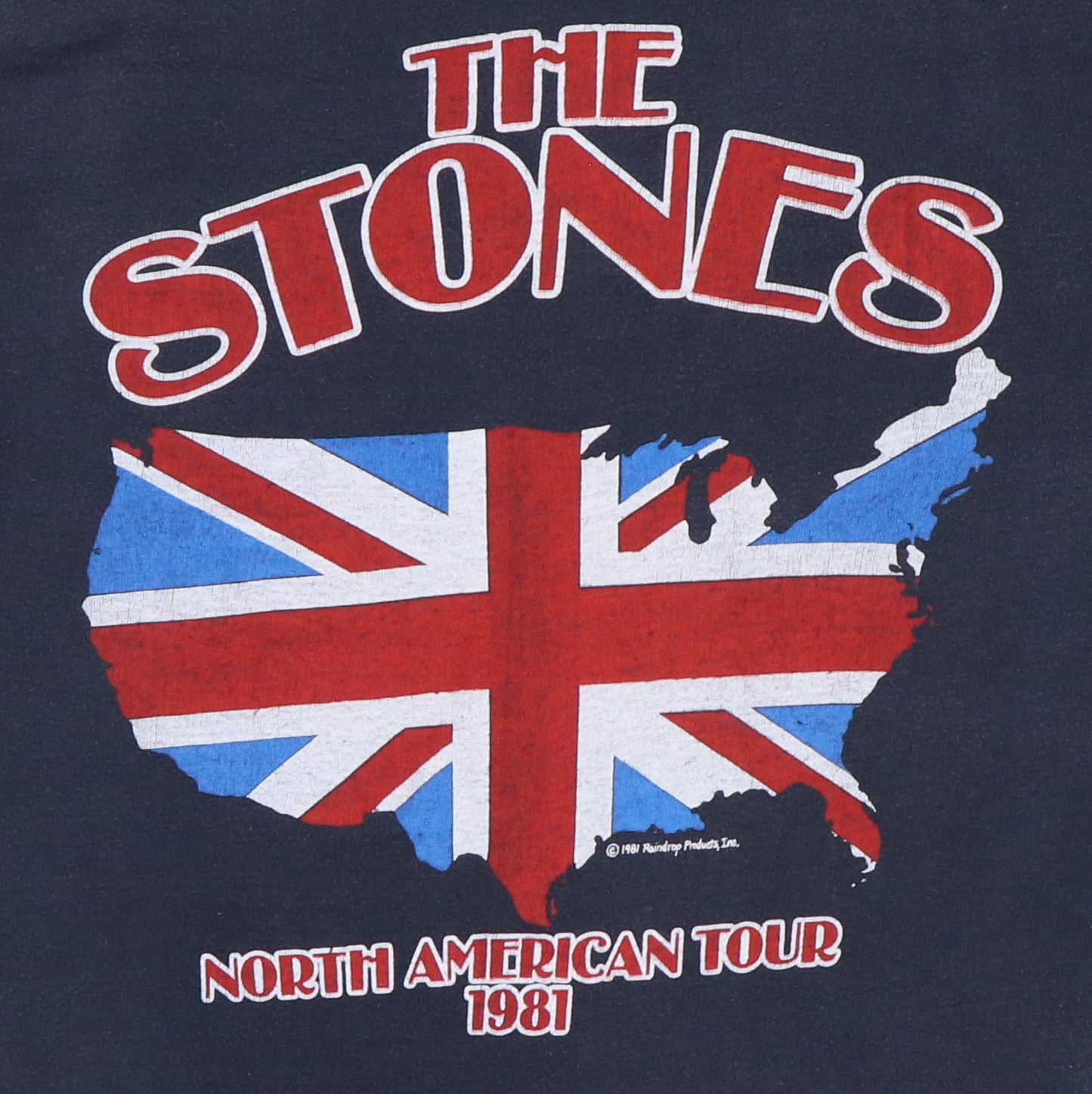1981 Rolling Stones Tour Shirt