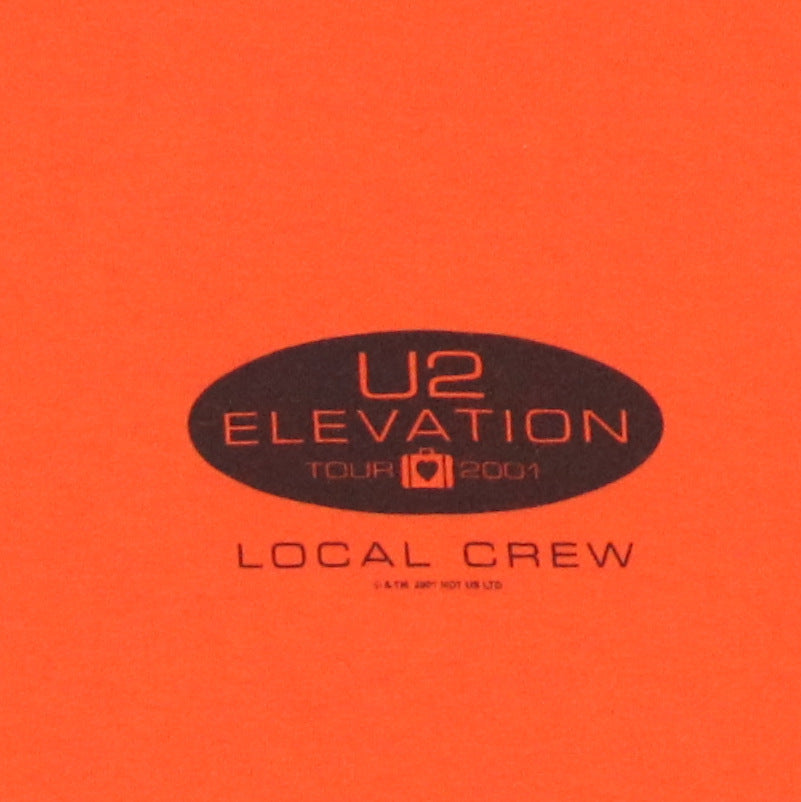 2001 U2 Elevation Local Crew Tour Shirt