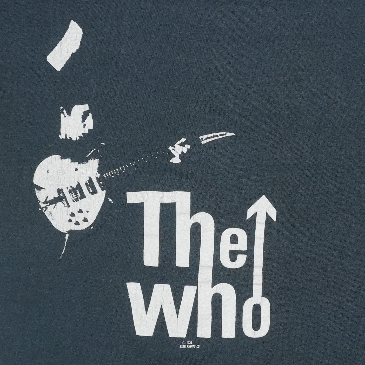 1979 The Who Maximum R&B Shirt Detail