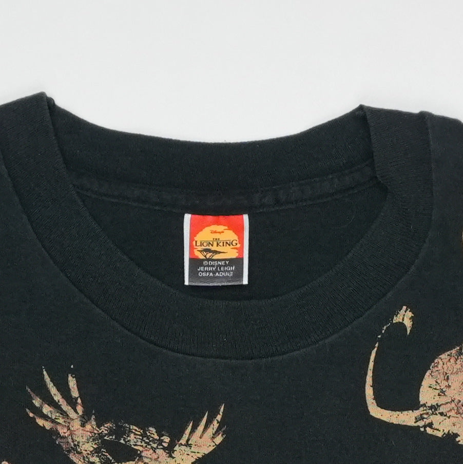 1994 Disney The Lion King All Over Print Shirt Detail