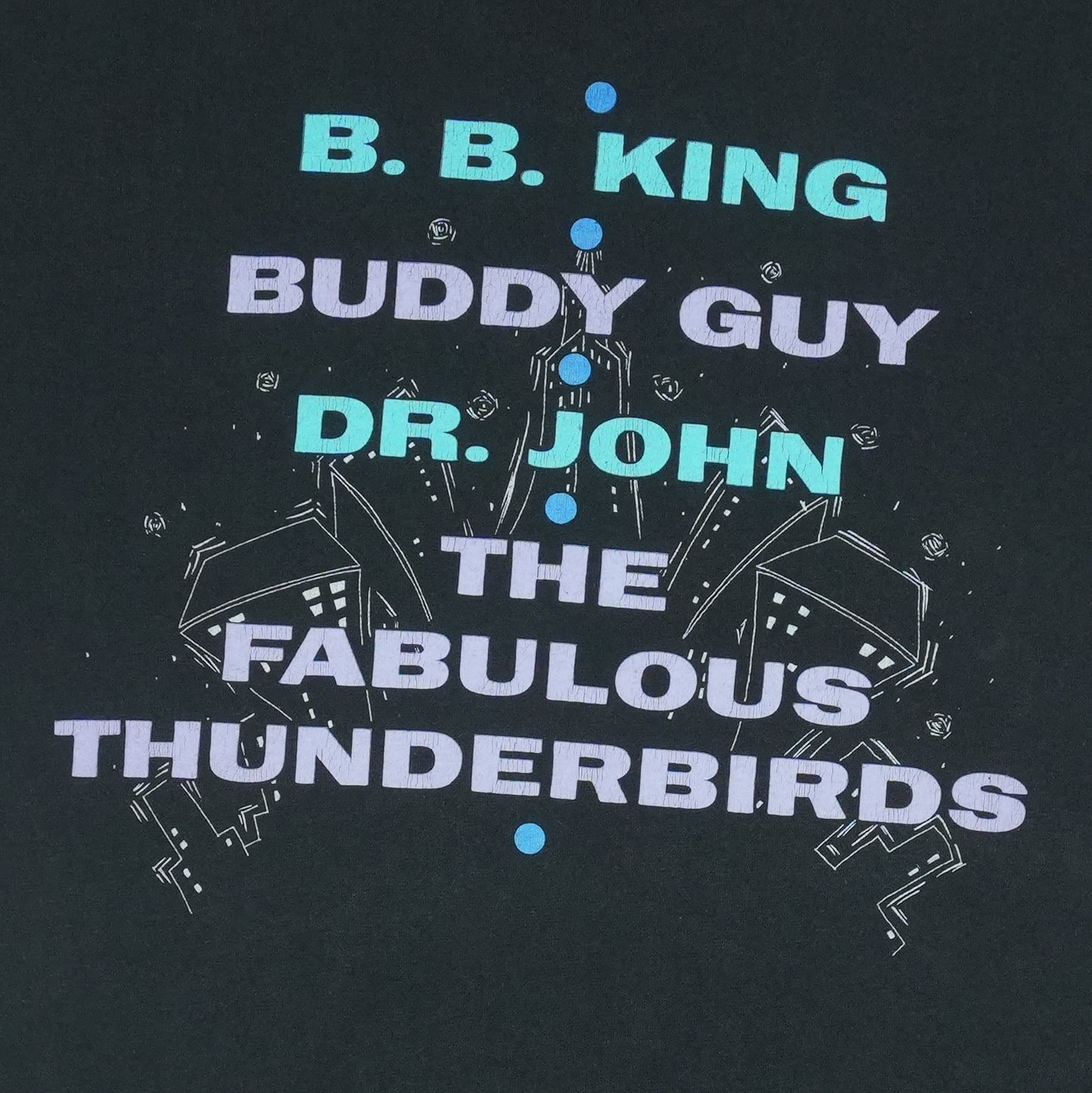 1992 Blues Music Festival Shirt Detail