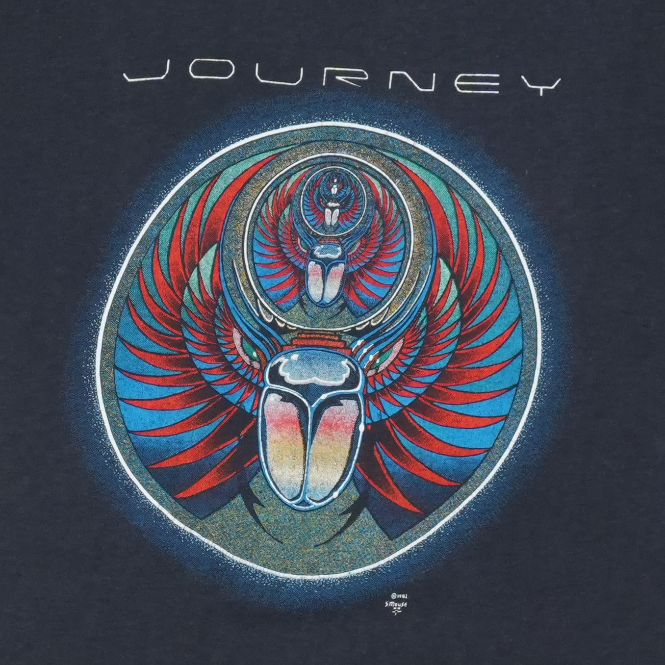 1980 Journey Scarab Shirt Detail