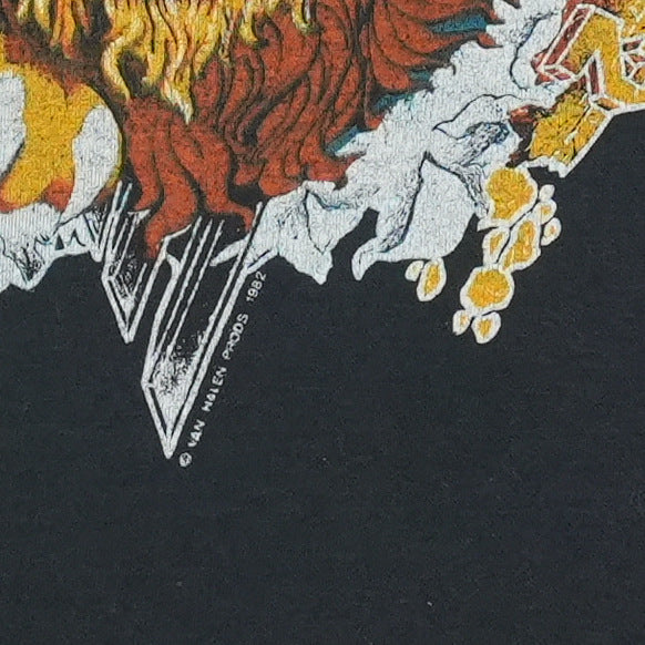 1982 Van Halen Diver Down Shirt Detail