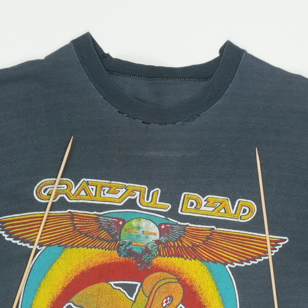 1979 Grateful Dead Long Strange Trip Shirt Detail
