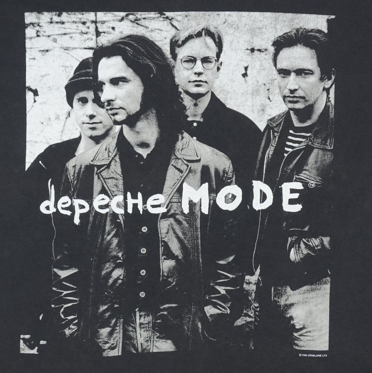 1993 Depeche Mode Tour Shirt Detail