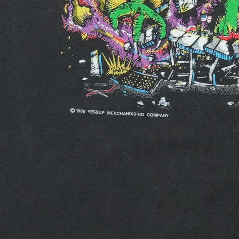 1988 Van Halen Monsters Of Rock Shirt Detail