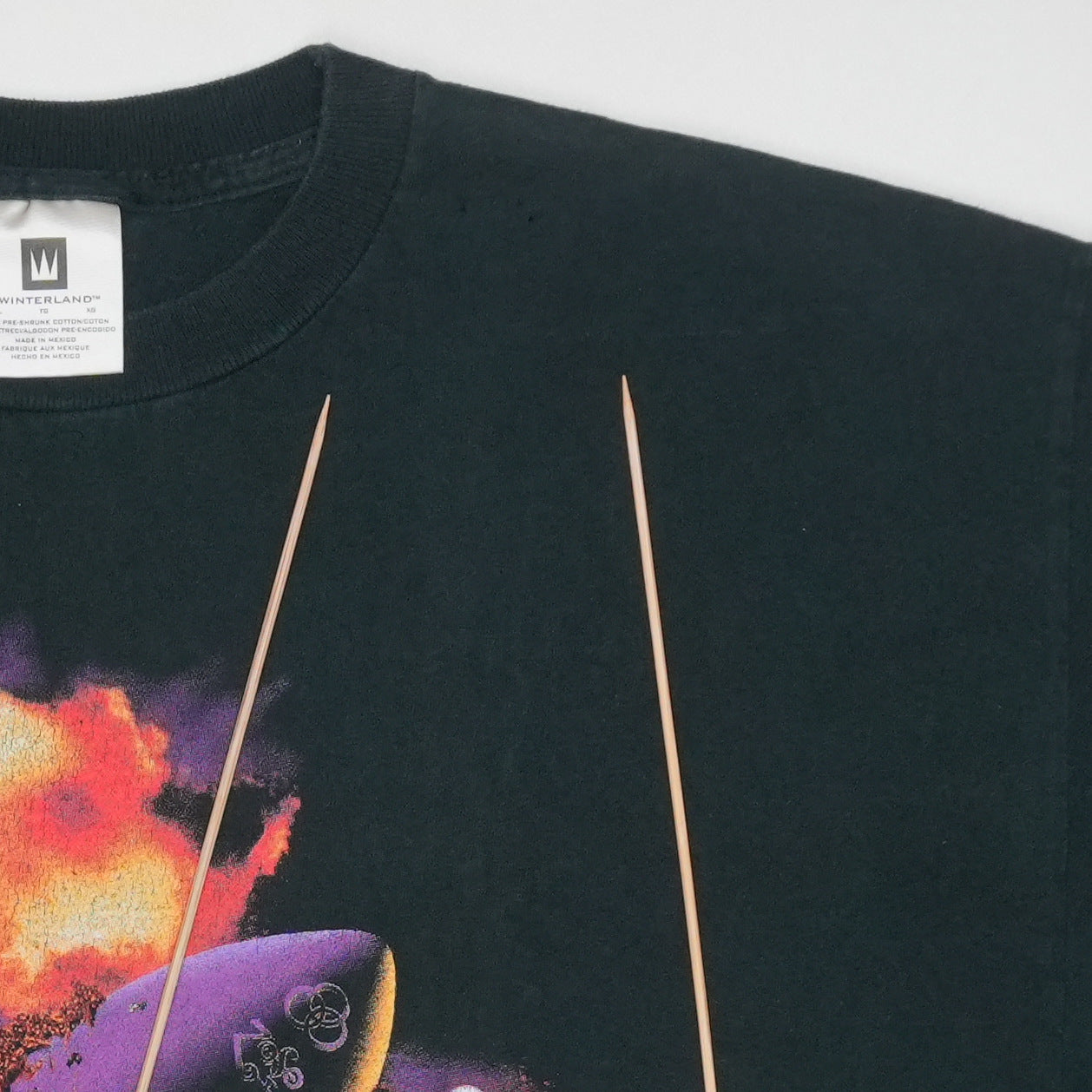 1994 Led Zeppelin ZoSo Winterland Shirt Detail
