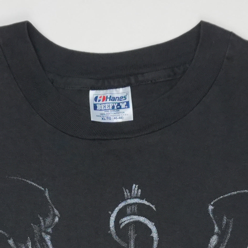 1992 Skinny Puppy Last Rights World Tour Shirt Detail