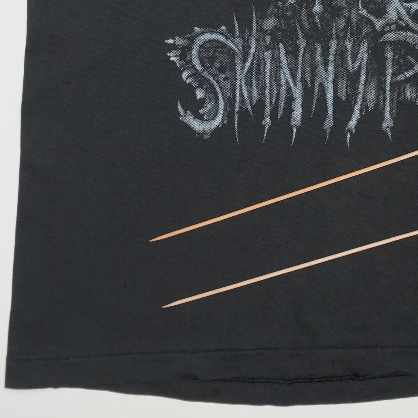1992 Skinny Puppy Last Rights World Tour Shirt Detail