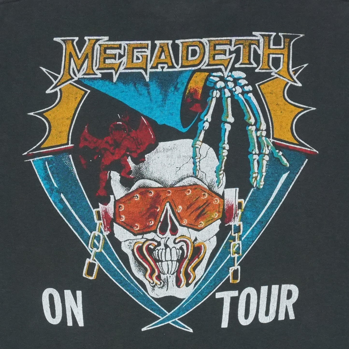 1986 Megadeth Peace Sells But Who Is Buying Tour Shirt Detail