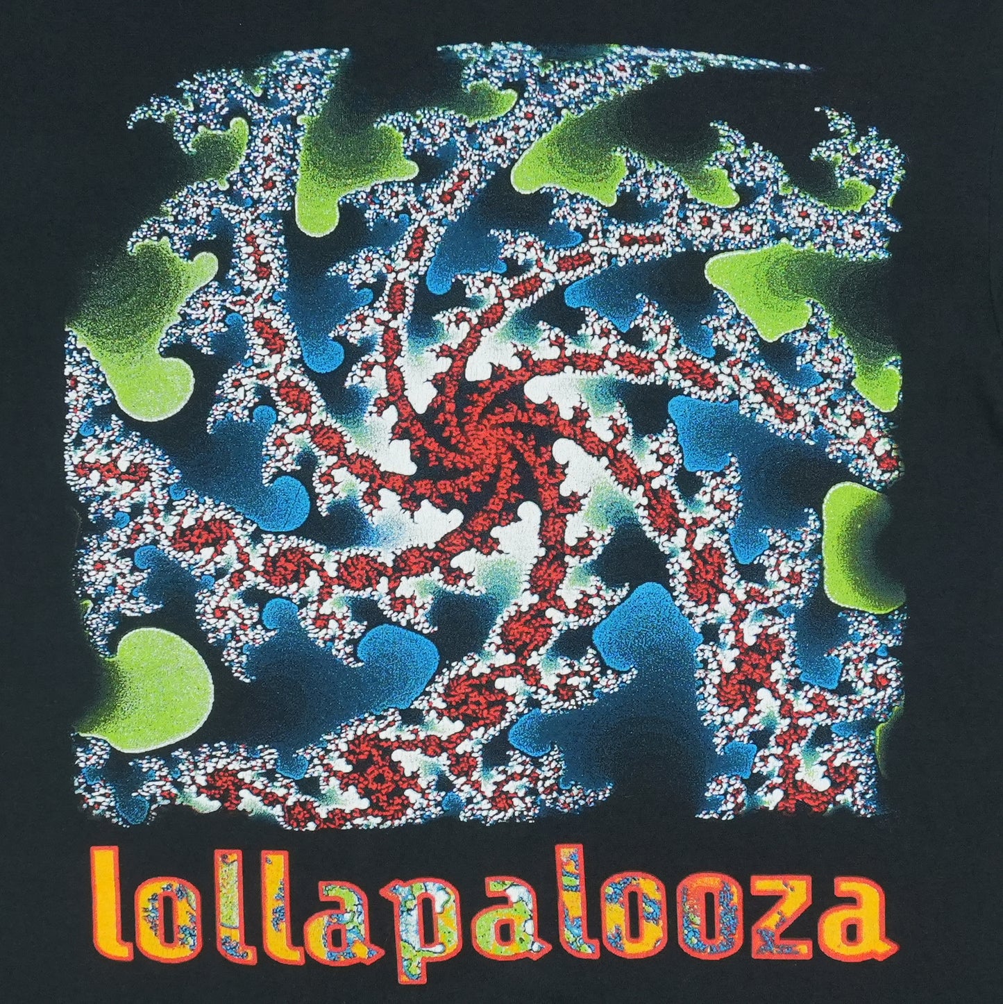 1993 Lollapalooza Music Festival Tour Shirt Detail