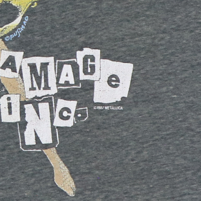 1987 Metallica Damage Inc Tour Shirt