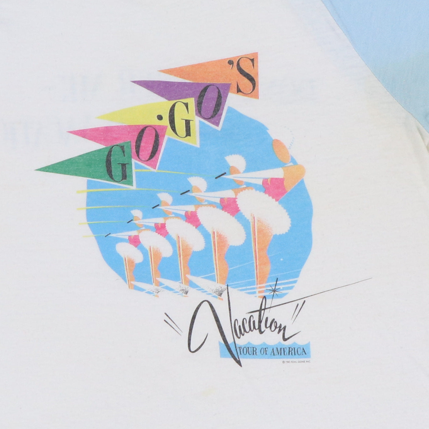 1982 The Go-Gos Vacation Tour Jersey Shirt