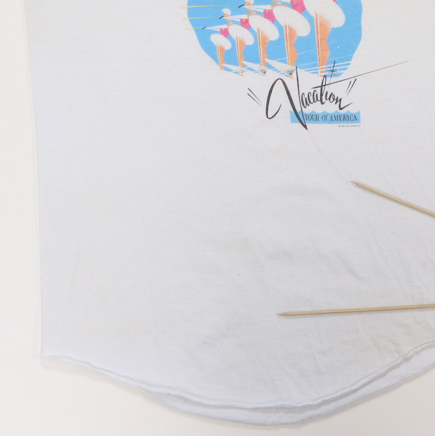 1982 The Go-Gos Vacation Tour Jersey Shirt