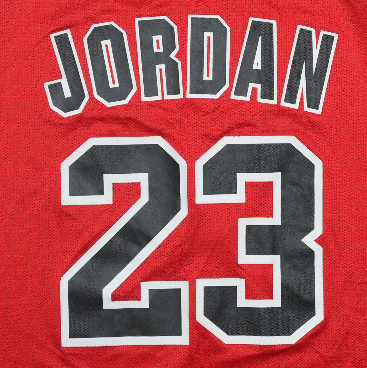 1990s Chicago Bulls Michael Jordan Champion Jersey Detail 4