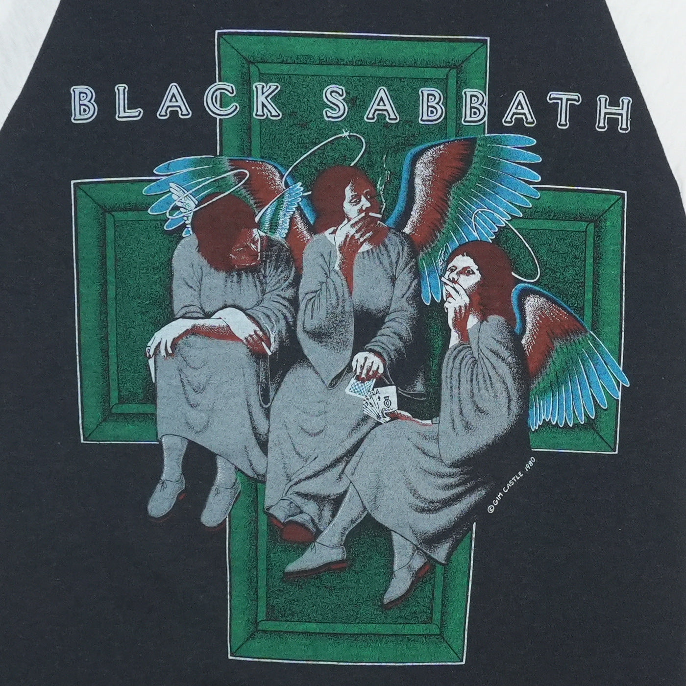 1980s Black Sabbath Jersey Shirt Detail 2