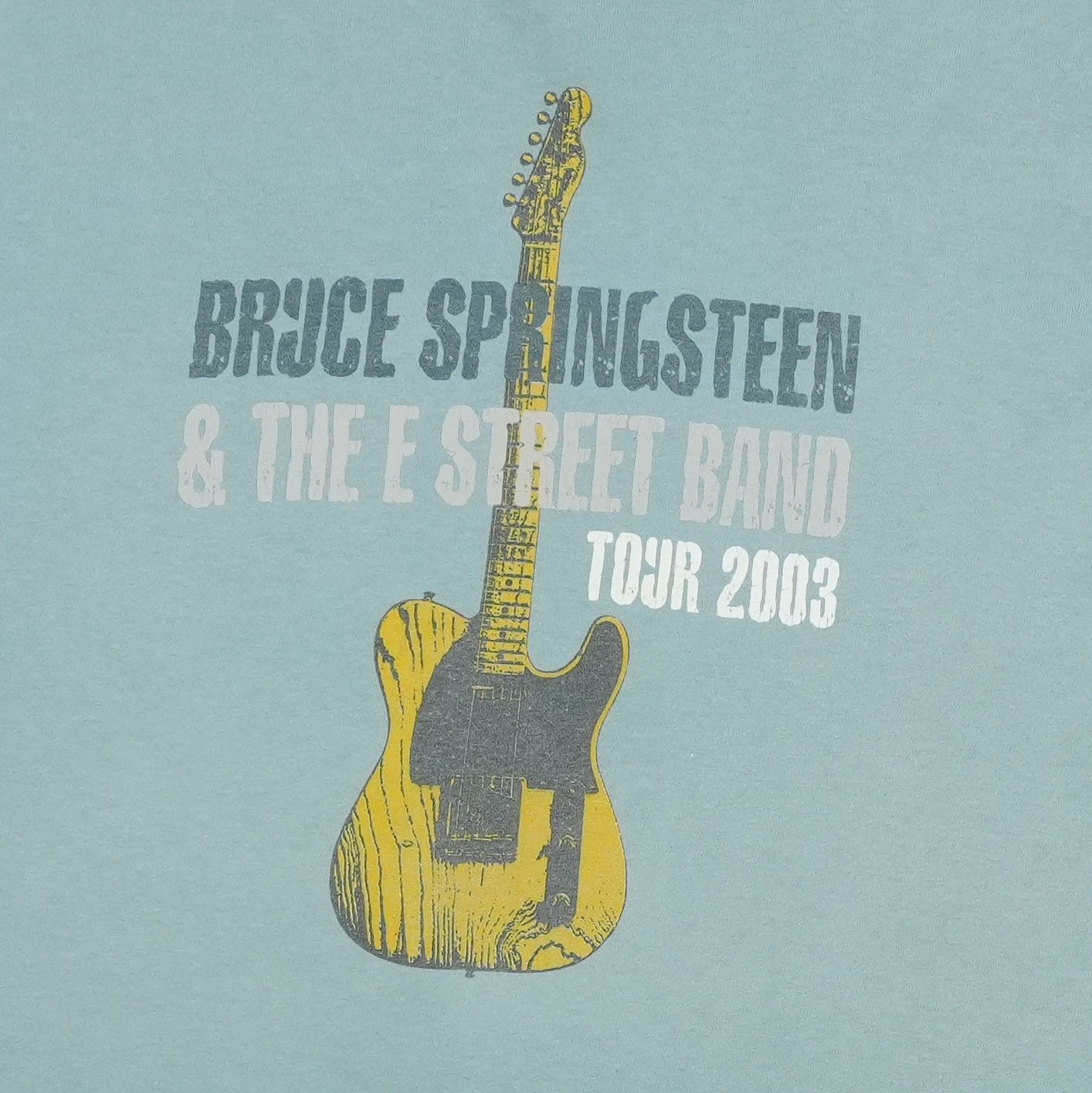 2003 Bruce Springsteen E Street Band Tour Shirt Detail 1