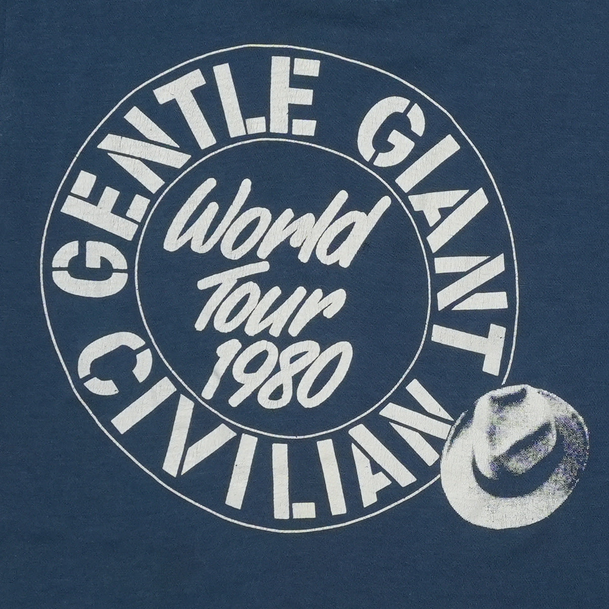 1980 Gentle Giant Civilian World Tour Shirt Detail 1
