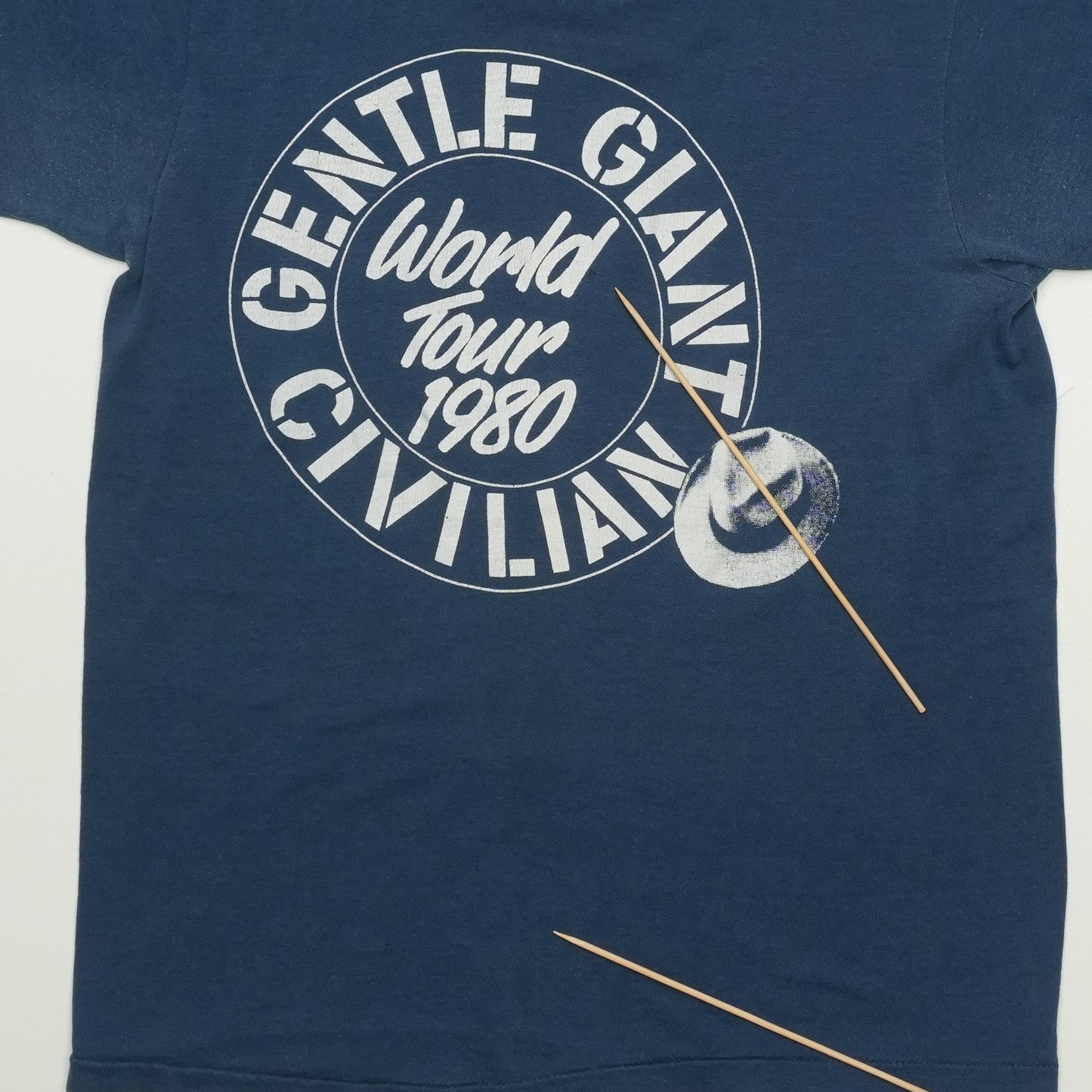 1980 Gentle Giant Civilian World Tour Shirt Detail 2