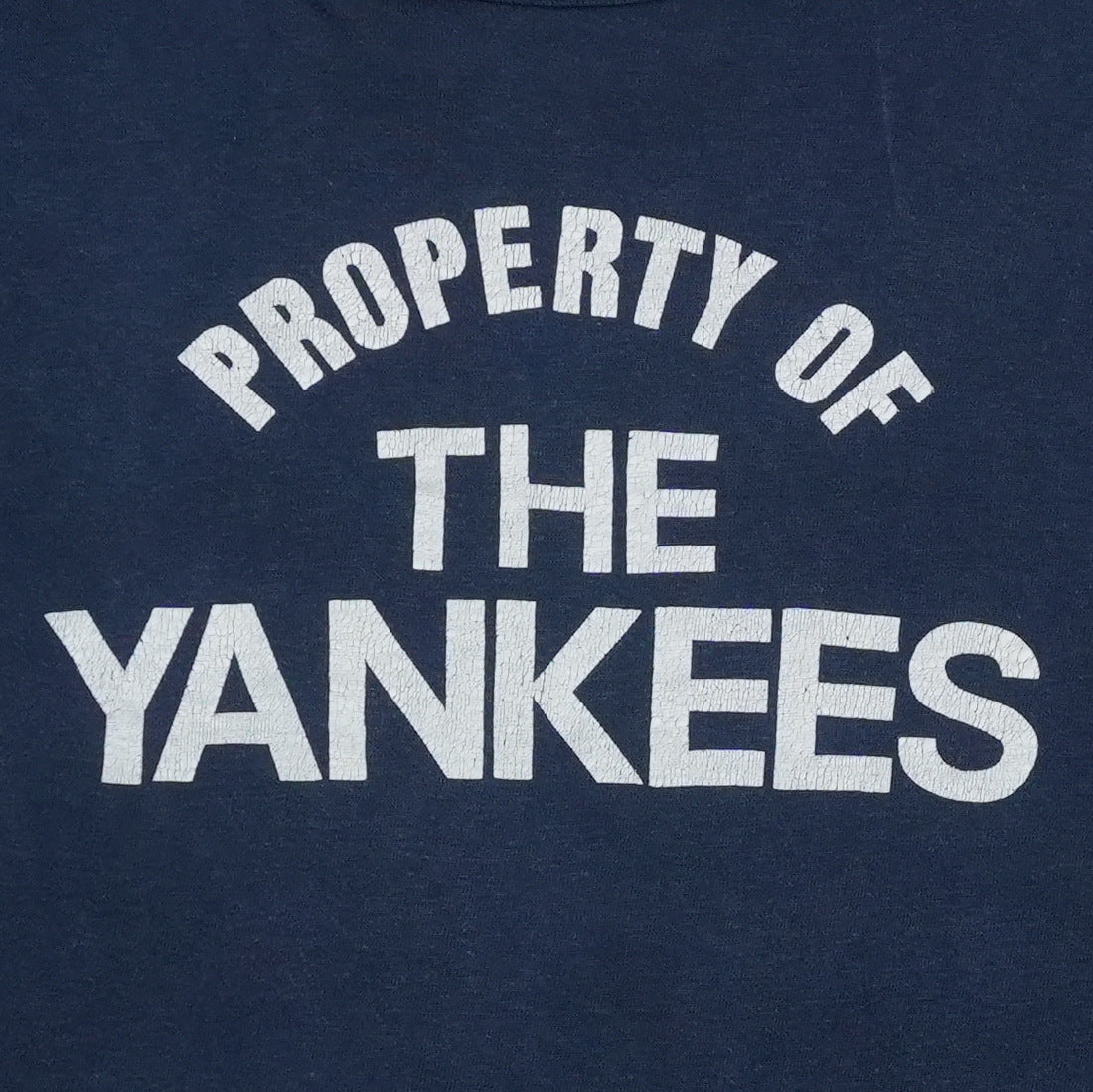 1980s Property of The Yankees Champion Shirt Detail 1
