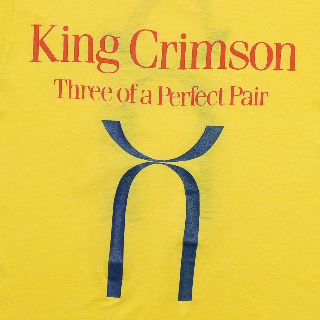 1984 King Crimson Three of a Perfect Pair Shirt Detail 1