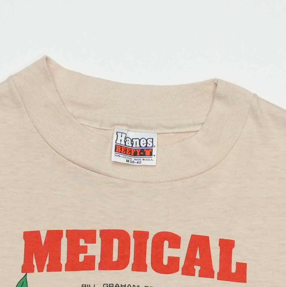 1982 Rolling Stones Staff Bill Graham Concert Shirt Detail 1