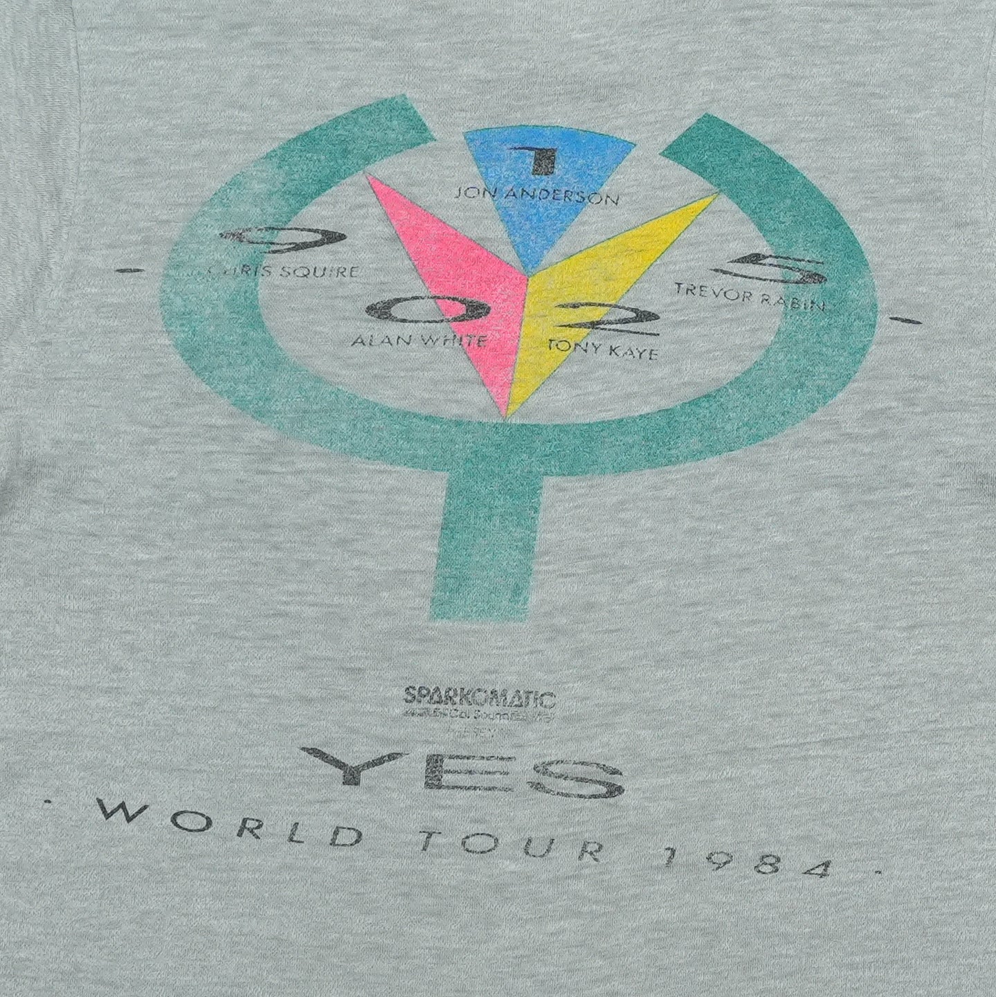 1980s Yes World Tour Shirt Detail 3