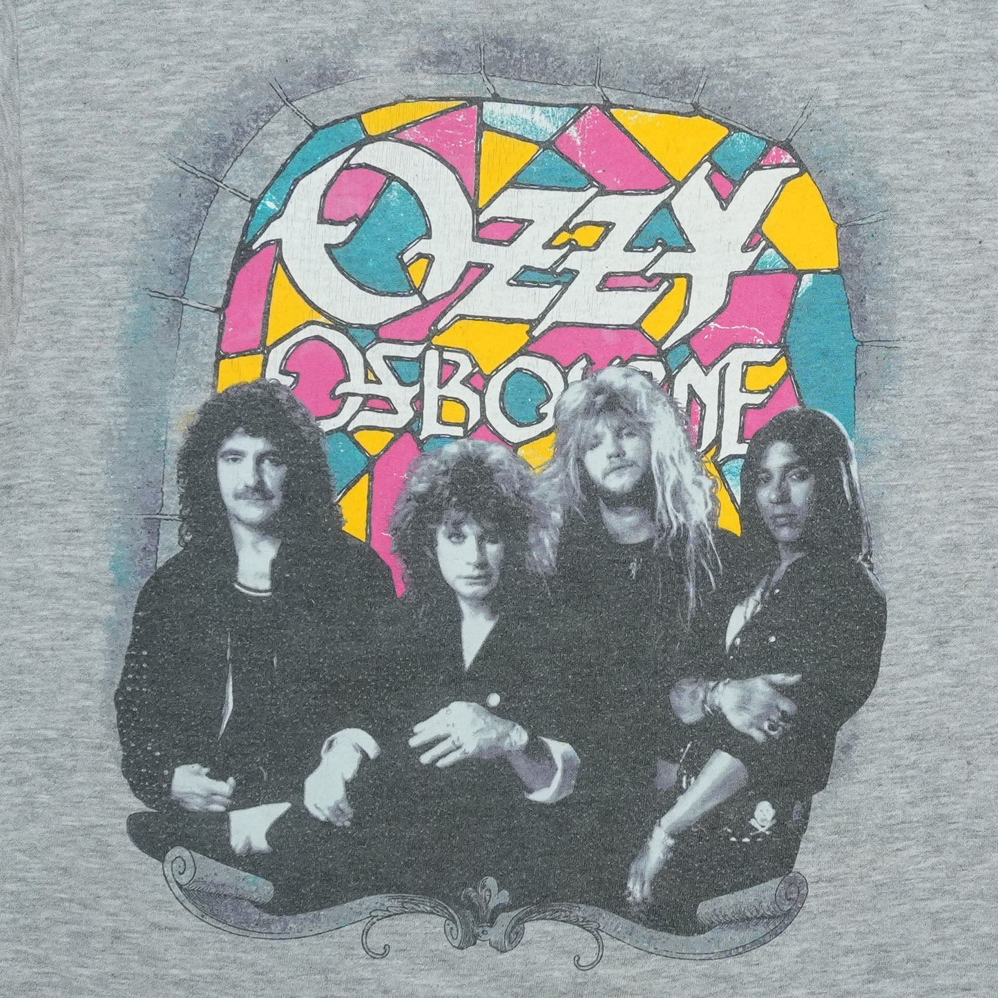 1989 Ozzy Osbourne Tour Shirt Detail 3