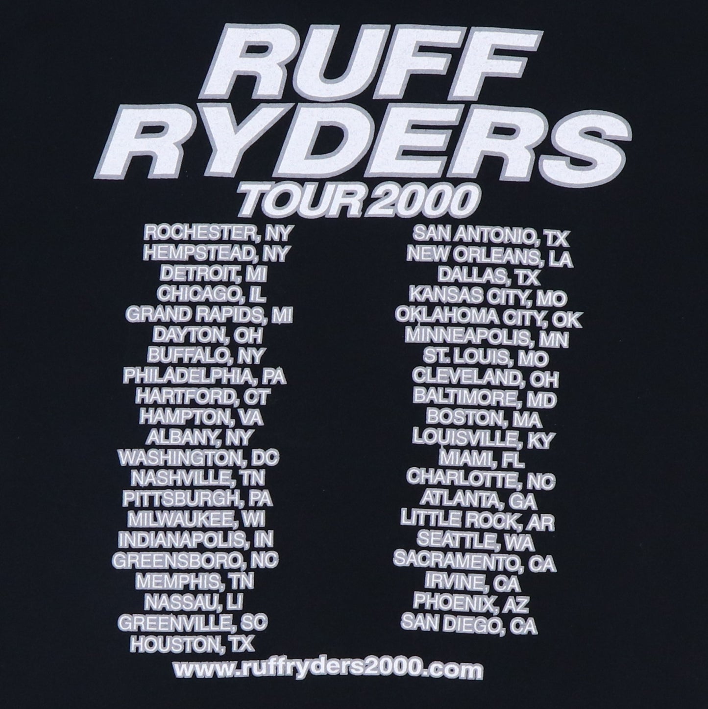 2000 Ruff Ryders Tour Shirt