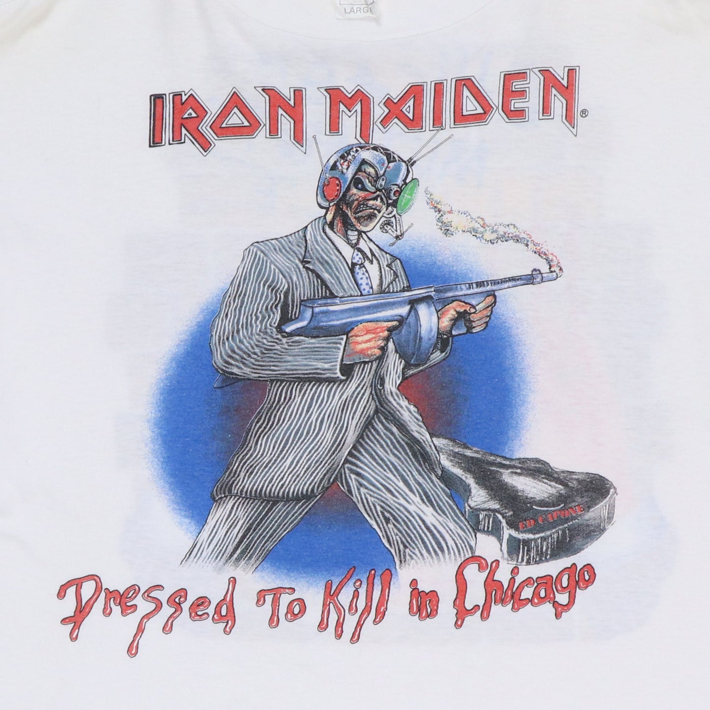 1987 Iron Maiden Chicago Mutants Tour Shirt