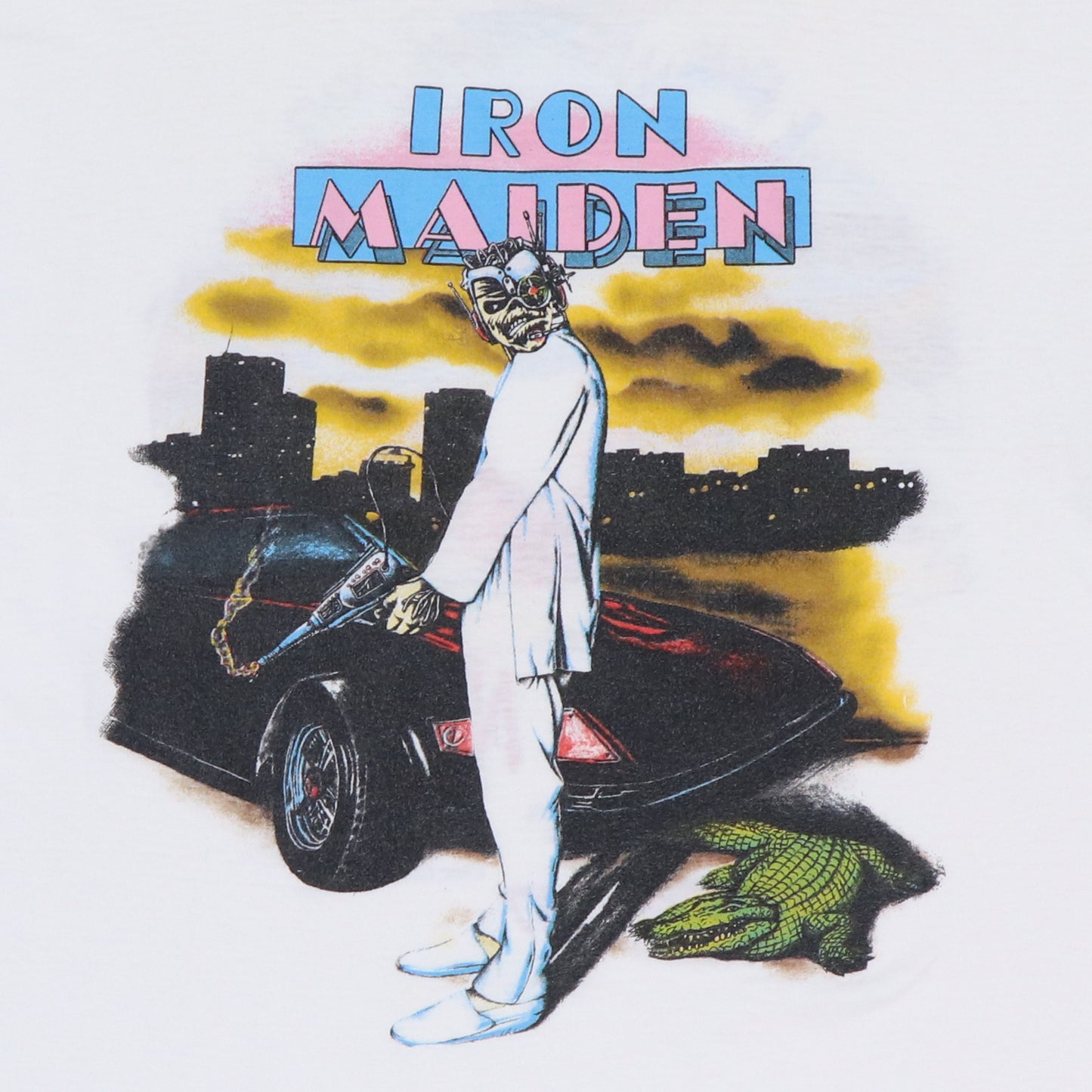 1987 Iron Maiden Vice Is Nice Tour Shirt